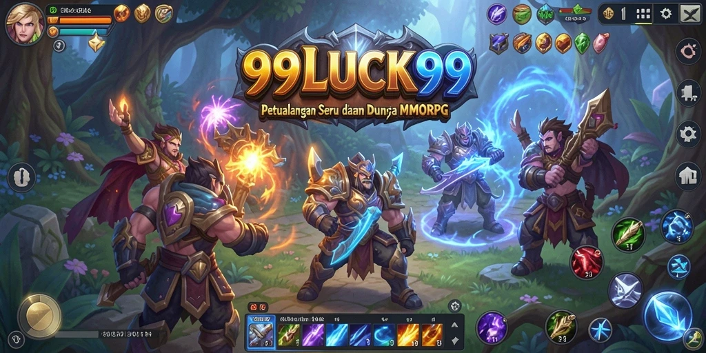 Tampilan gameplay menakjubkan dari 99LUCK99 yang penuh aksi.