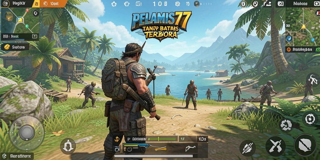 Tampilan gameplay menarik di dunia terbuka PELAMIS77.